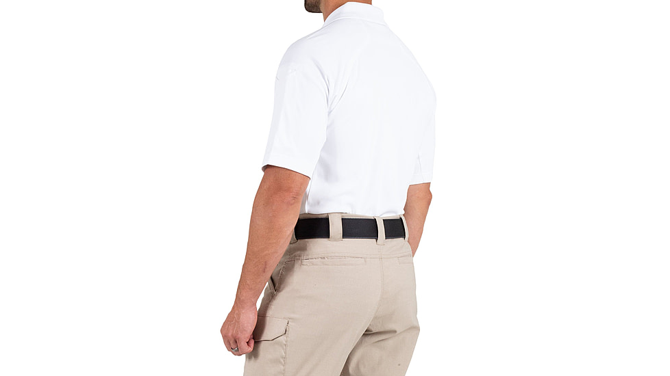 First Tactical Performance Short Sleeve Polo - Mens, Tall, White, 6XL, 112509-010-6XL-T