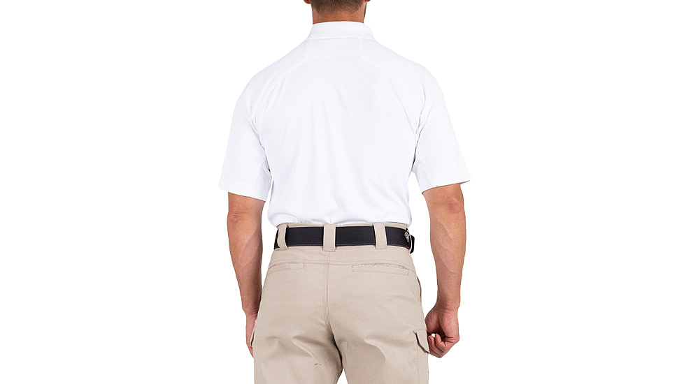 First Tactical Performance Short Sleeve Polo - Mens, Tall, White, 6XL, 112509-010-6XL-T