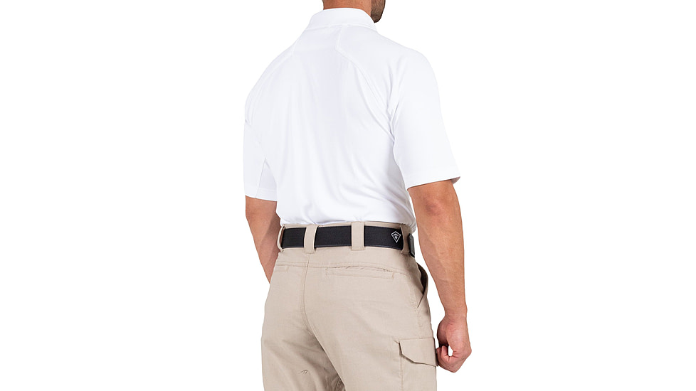 First Tactical Performance Short Sleeve Polo - Mens, Tall, White, 6XL, 112509-010-6XL-T