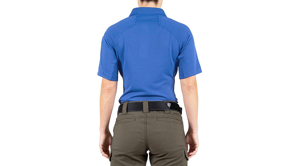 First Tactical Performance Short Sleeve Polo - Womens, Academy Blue, Extra Large, 122509-691-XL