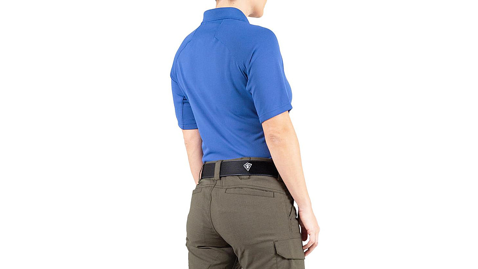 First Tactical Performance Short Sleeve Polo - Womens, Academy Blue, Extra Large, 122509-691-XL
