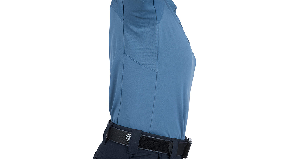 First Tactical Performance Short Sleeve Polo - Womens, French Blue, Large, 122509-484-L