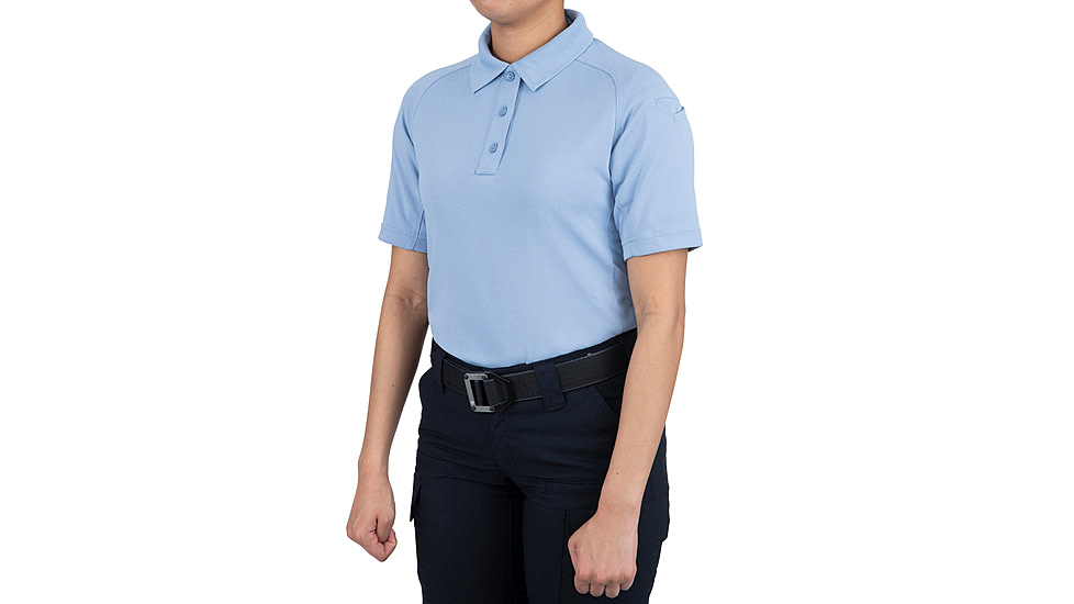 First Tactical Performance Short Sleeve Polo - Womens, Medium Blue, 3XL, 122509-781-3XL