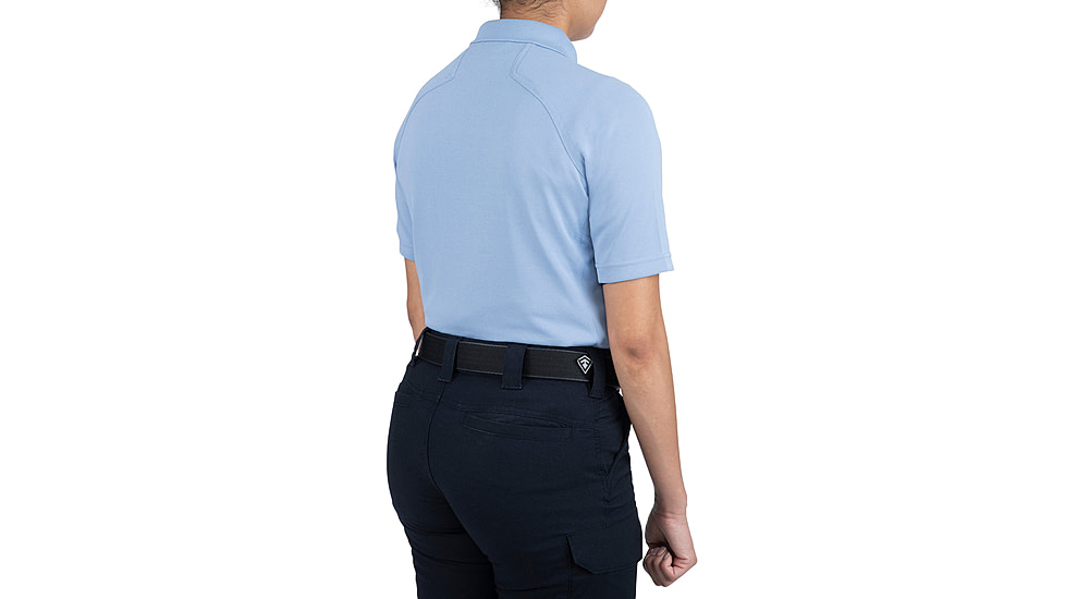 First Tactical Performance Short Sleeve Polo - Womens, Medium Blue, 3XL, 122509-781-3XL