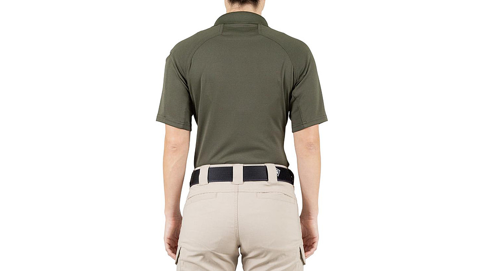 First Tactical Performance Short Sleeve Polo - Womens, OD Green, Extra Small, 122509-830-XS