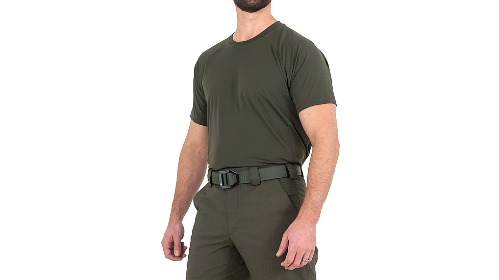 First Tactical Performance Short Sleeve T-Shirt - Mens, OD Green, 4XL, 112503-830-4XL