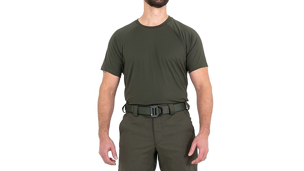 First Tactical Performance Short Sleeve T-Shirt - Mens, OD Green, 4XL, 112503-830-4XL