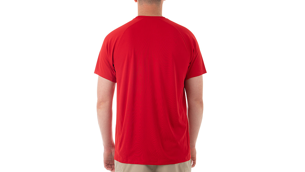 First Tactical Performance Short Sleeve T-Shirt - Mens, Red, Regular/3XL, 112503-400-3XL