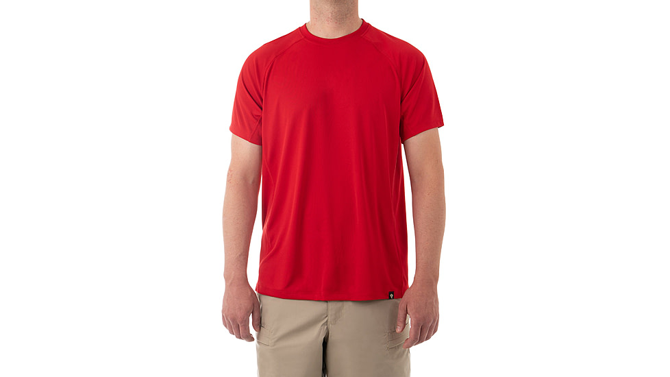 First Tactical Performance Short Sleeve T-Shirt - Mens, Red, Regular/3XL, 112503-400-3XL