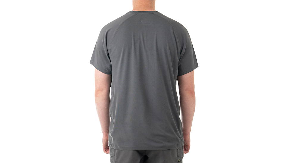 First Tactical Performance Short Sleeve T-Shirt - Mens, Wolf Grey, Regular/3XL, 112503-036-3XL