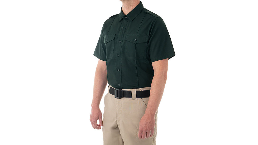 First Tactical Pro Duty Short Sleeve Shirt - Mens, Spruce Green, Regular/2XL, 112001-812-XXL-R
