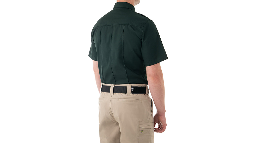 First Tactical Pro Duty Short Sleeve Shirt - Mens, Spruce Green, Regular/2XL, 112001-812-XXL-R