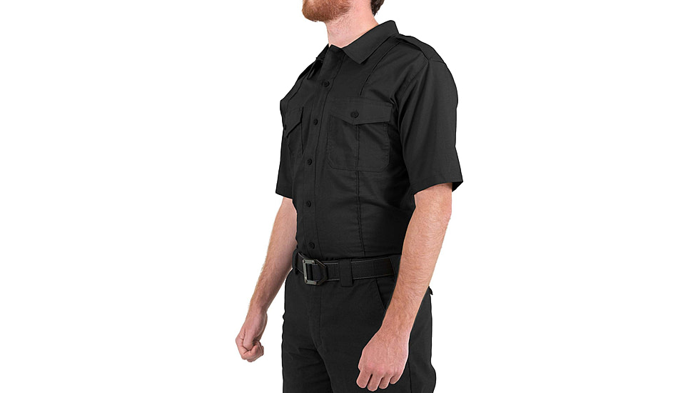 First Tactical Pro Duty Short Sleeve Shirt - Mens, Regular, Black, Medium, 112001-019-M-R