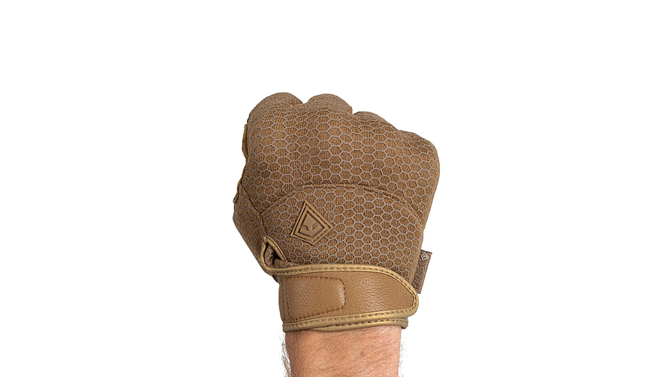 First Tactical Slash &amp; Flash Protective Knuckle Glove, Coyote, Medium, 150012-060-M