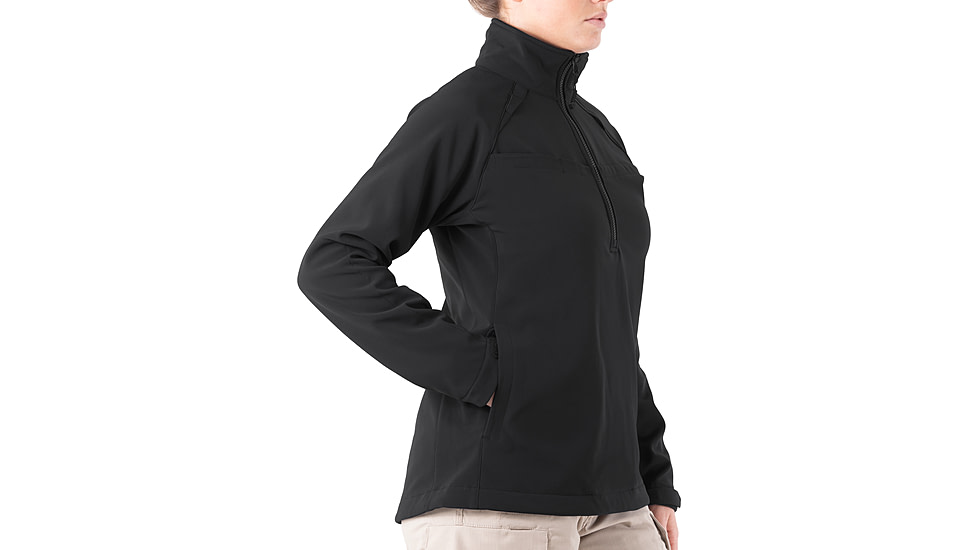 First Tactical Softshell Job Shirt - Womens, Black, 2XL, R, 128508-019-XXL-R