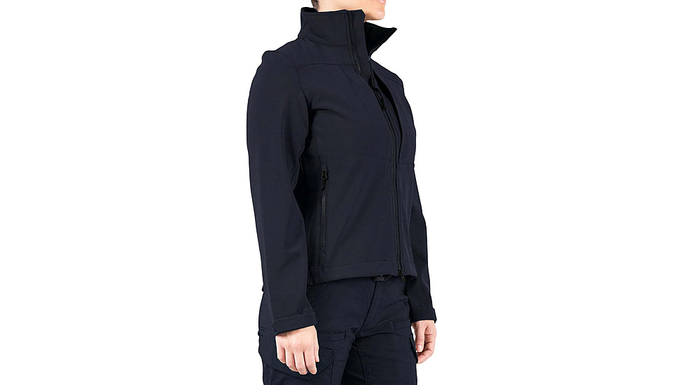 First Tactical Softshell Short Jacket - Womens, Midnight Navy, Small, 128503-729-S