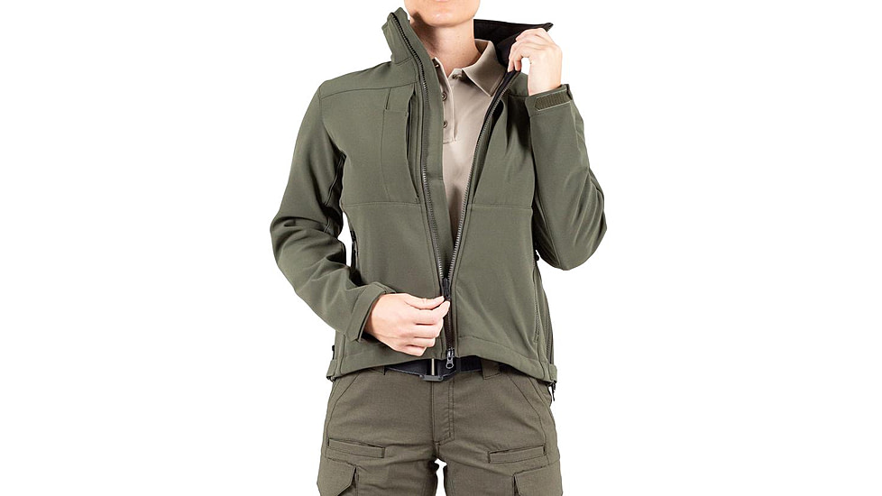 First Tactical Softshell Short Jacket - Womens, OD Green, 2XL, 128503-830-XXL