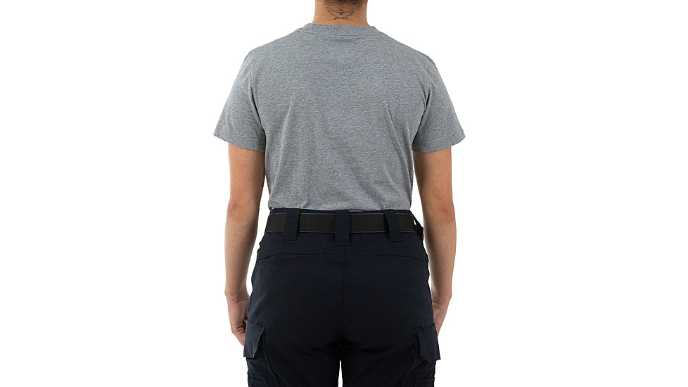 First Tactical Tactic Cotton Short Sleeve Tee - Womens, Heather Grey, Large, 122501-016-L