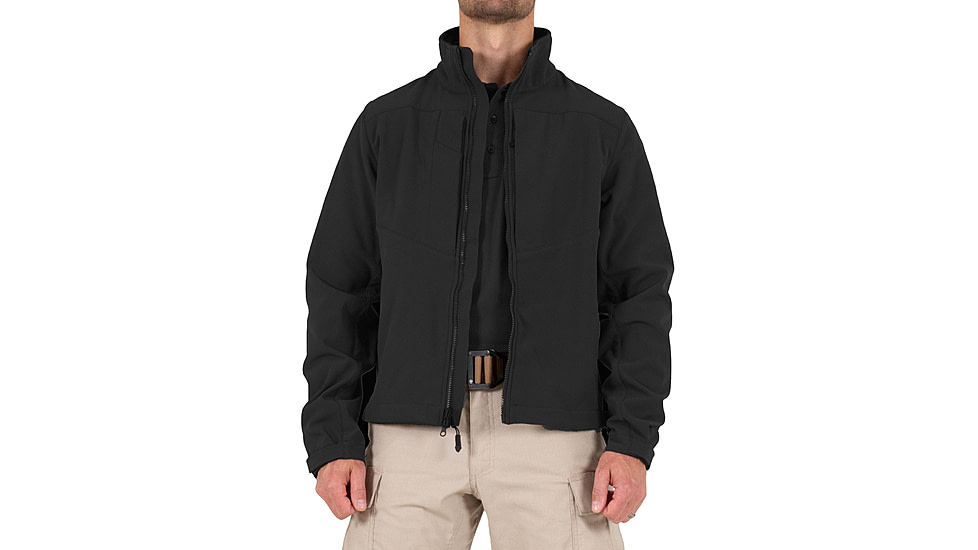 First Tactical Tactics Softshell Short Jacket - Mens, Black, Tall, 3X-Large, 118503-019-3XL-T