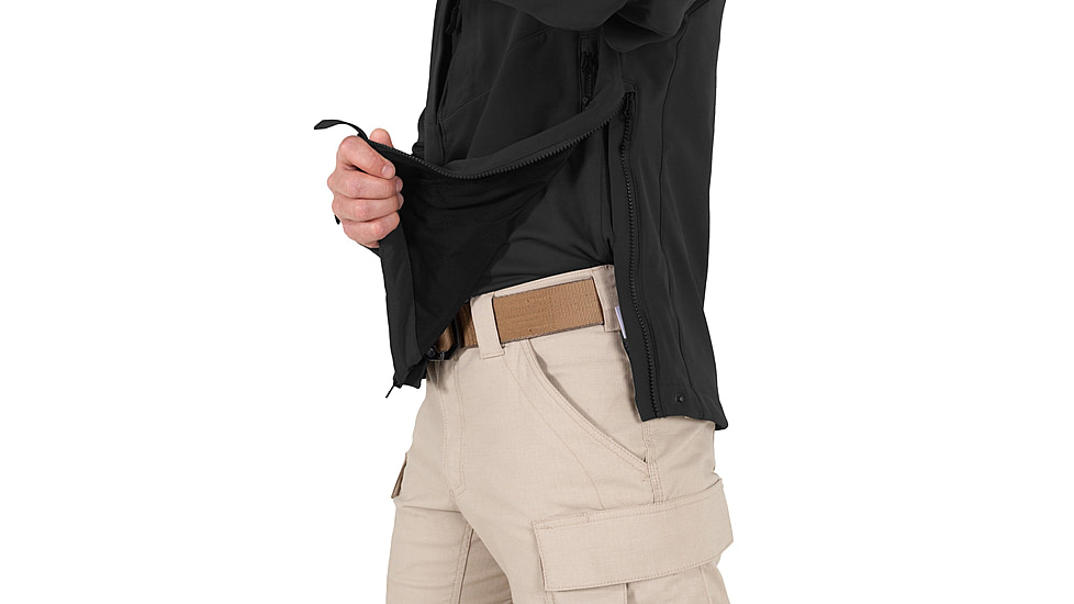 First Tactical Tactics Softshell Short Jacket - Mens, Black, Tall, 3X-Large, 118503-019-3XL-T