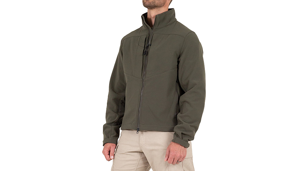 First Tactical Tactics Softshell Short Jacket - Mens, OD Green, Tall, 2X-Large, 118503-830-XXL-T