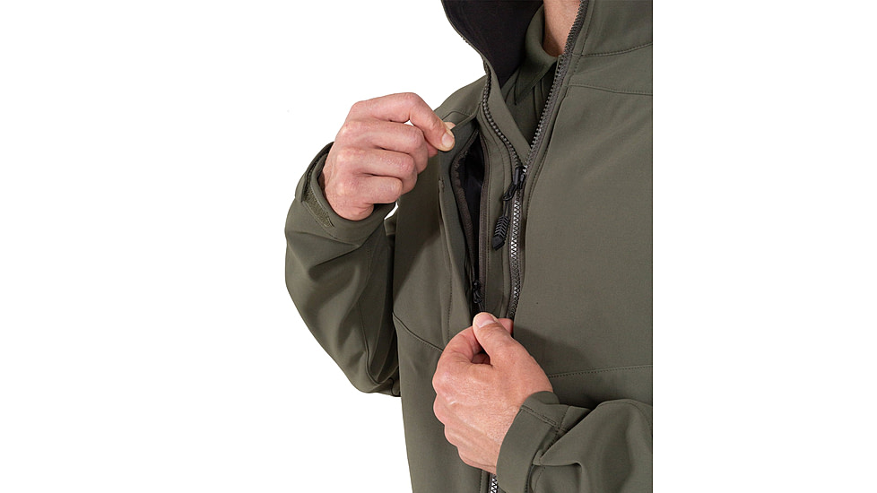 First Tactical Tactics Softshell Short Jacket - Mens, OD Green, Tall, 2X-Large, 118503-830-XXL-T