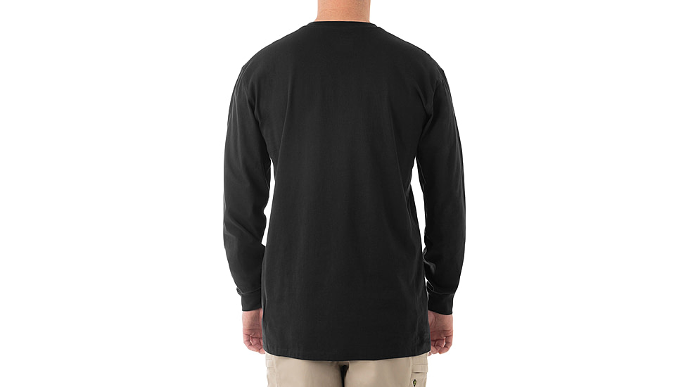 First Tactical Tactix Cotton Long Sleeve Tee - Men's, Black, 4XL, 111505-019-4XL