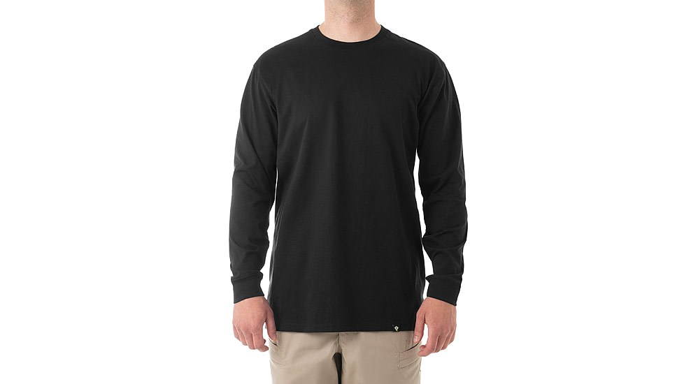 First Tactical Tactix Cotton Long Sleeve Tee - Mens, Black, 4XL, 111505-019-4XL