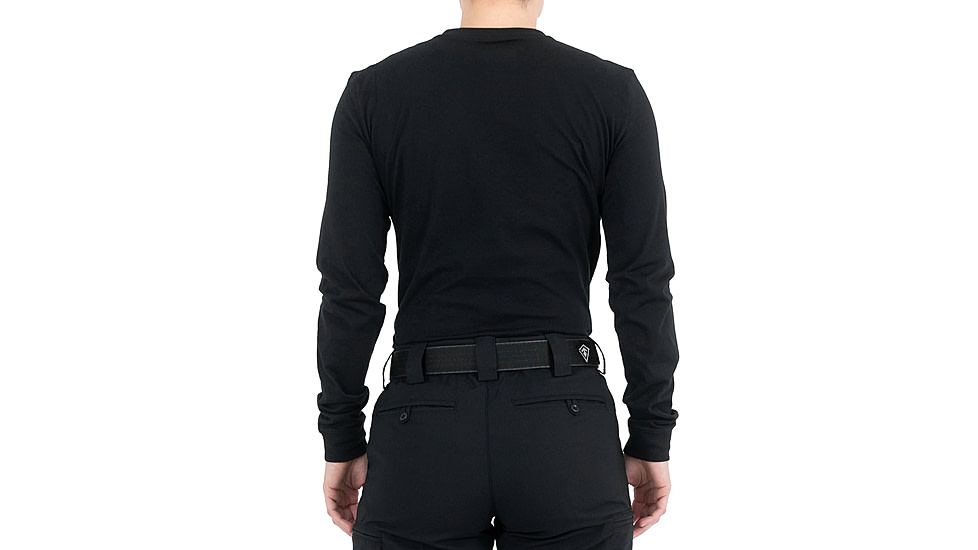 First Tactical Tactix Cotton Long Sleeve Tee - Womens, Black, Large, 121505-019-L