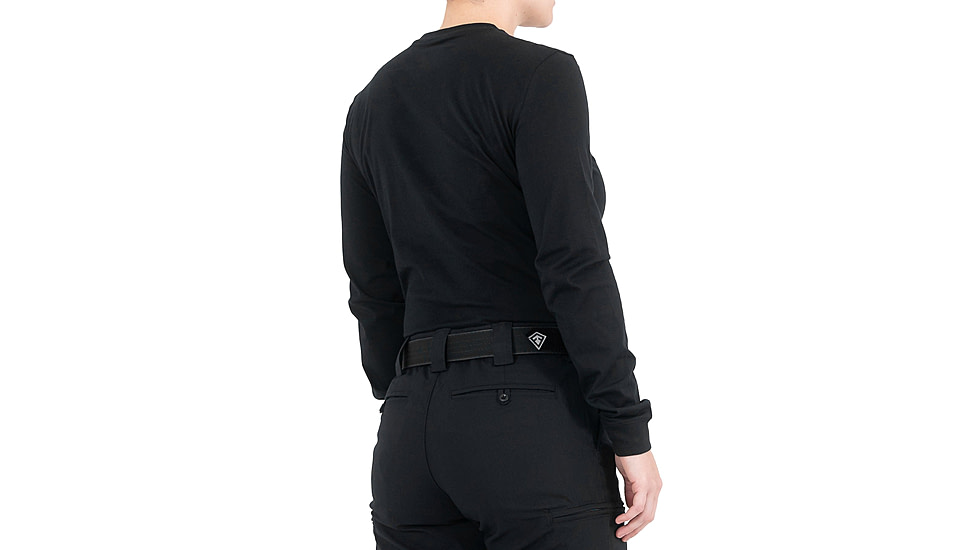First Tactical Tactix Cotton Long Sleeve Tee - Women's, Black, Large, 121505-019-L
