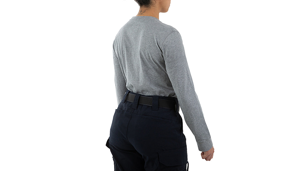 First Tactical Tactix Cotton Long Sleeve Tee - Womens, Wolf Gray, Large, 121505-016-L