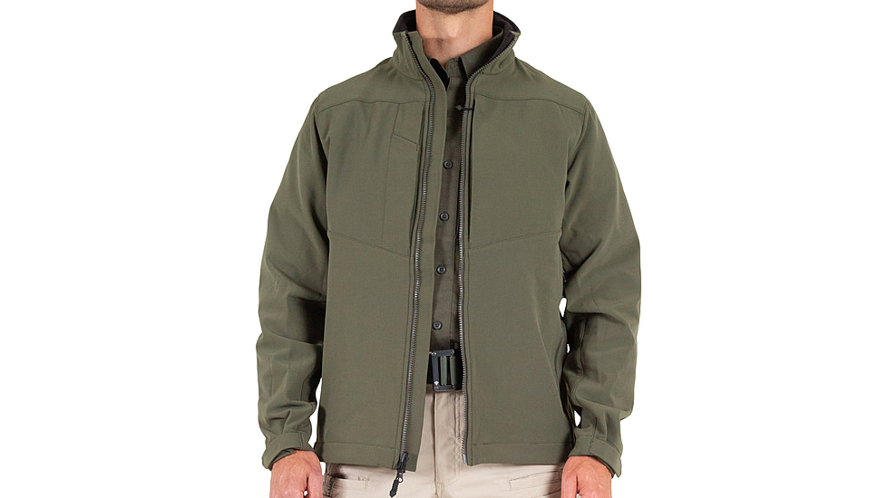 First Tactical Tactix Softshell Jacket - Mens, OD Green, Regular, 5X-Large, 118501-830-5XL-R