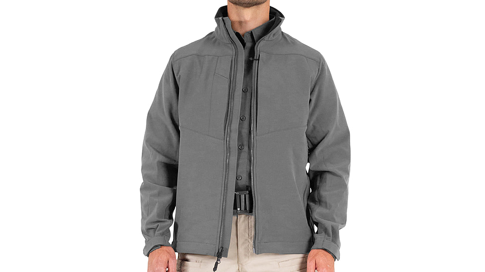 First Tactical Tactix Softshell Jacket - Mens, Wolf Grey, Regular, 5X-Large, 118501-036-5XL-R