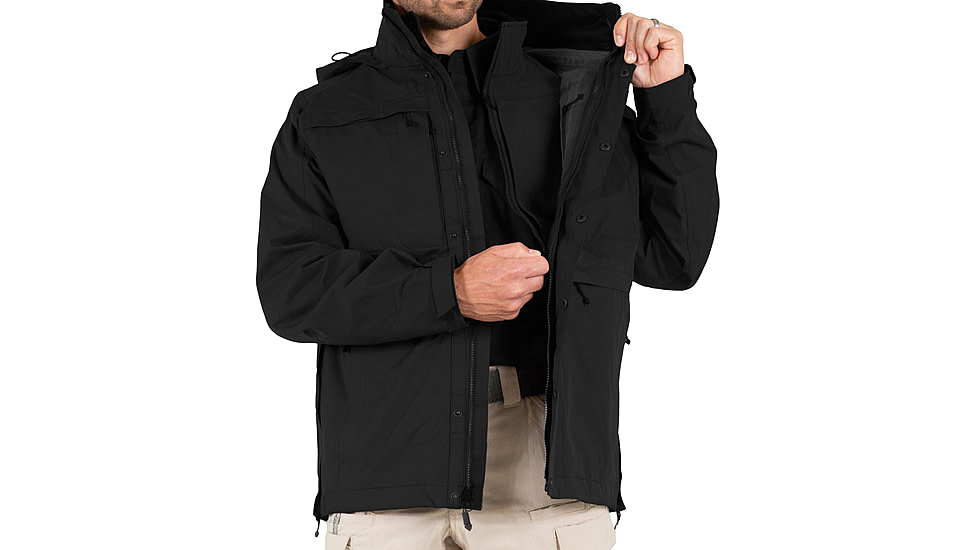 First Tactical Tactix System Parka - Mens, Black, 5X-Large, 118500-019-5XL-R