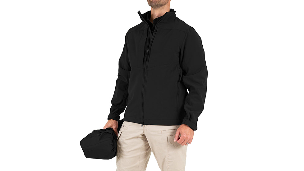 First Tactical Tactix System Parka - Mens, Tall, Black, Large, 118500-019-L-T