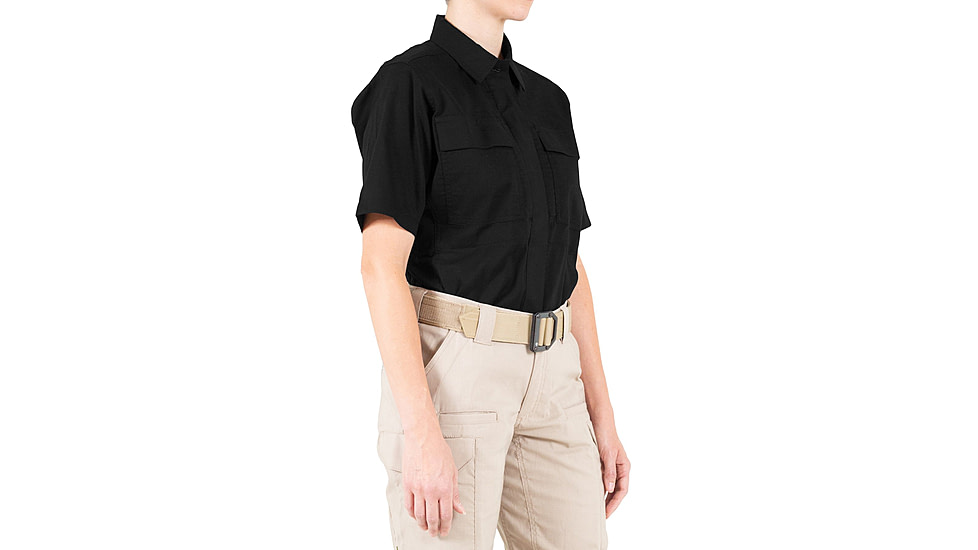 First Tactical V2 BDU Short Sleeve Shirt - Womens, Black, Medium, R, 122009-019-M-R