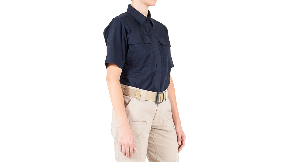 First Tactical V2 BDU Short Sleeve Shirt - Womens, Midnight Navy, Small, R, 122009-729-S-R
