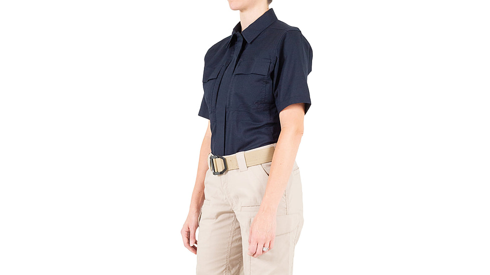 First Tactical V2 BDU Short Sleeve Shirt - Womens, Midnight Navy, Small, R, 122009-729-S-R