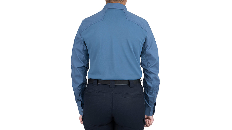 First Tactical V2 Pro Perf Long Sleeve Shirt - Womens, French Blue, Large, 121015-484-L-R