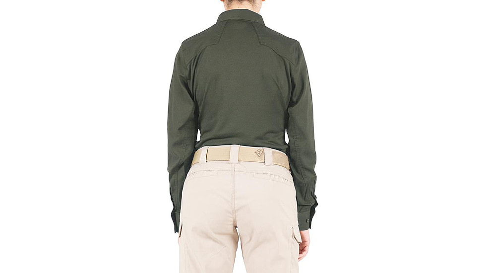 First Tactical V2 Pro Performance Long Sleeve Shirt - Womens, Spruce Green, Large, R, 121015-812-L-R