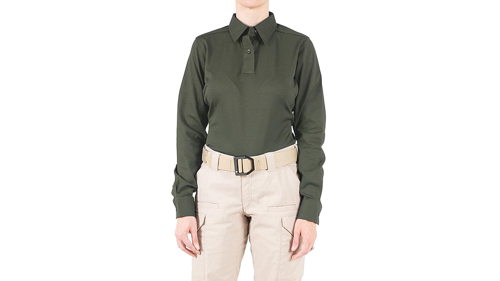 First Tactical V2 Pro Performance Long Sleeve Shirt - Womens, Spruce Green, Large, R, 121015-812-L-R