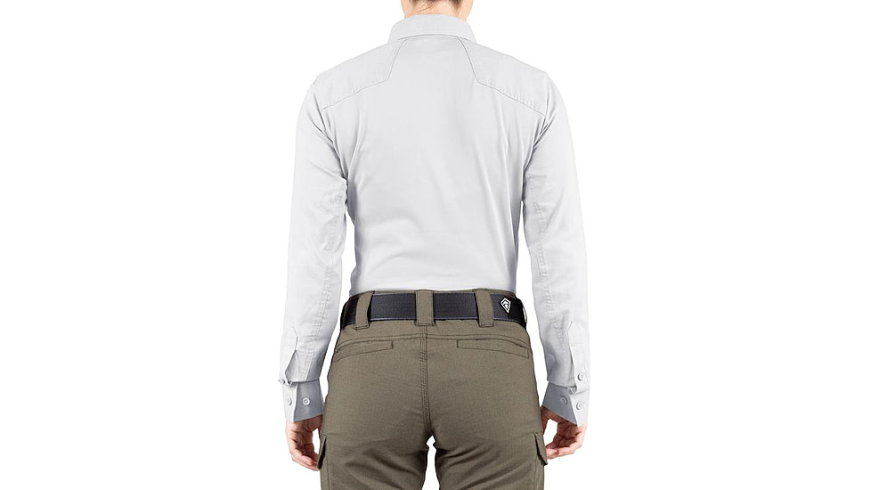 First Tactical V2 Pro Performance Long Sleeve Shirt - Womens, White, Large, R, 121015-010-L-R