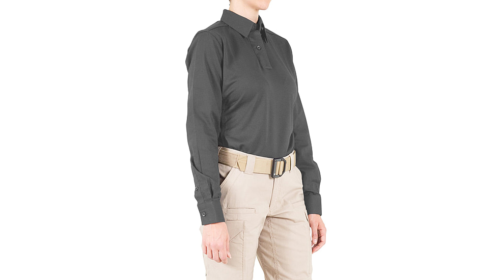 First Tactical V2 Pro Performance Long Sleeve Shirt - Womens, Wolf Grey, Large, R, 121015-036-L-R