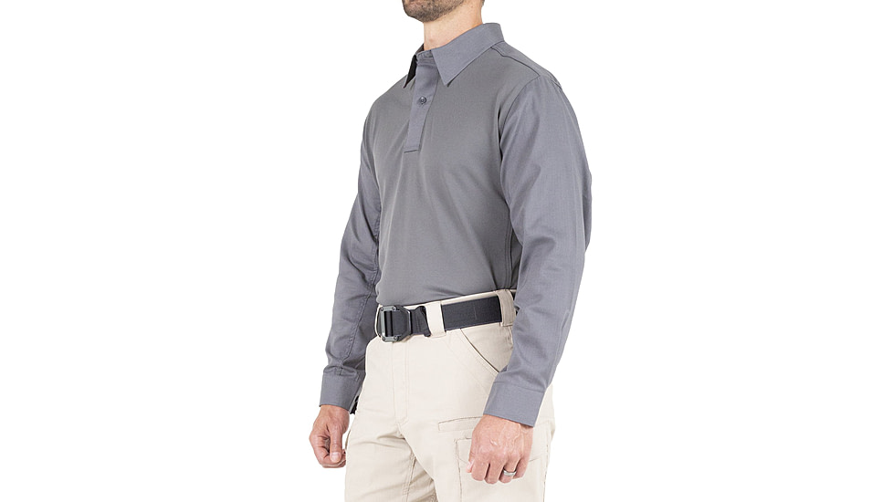 First Tactical V2 PRO Performance Shirt - Mens, Wolf Grey, Extra Large, T, 111015-036-XL-T