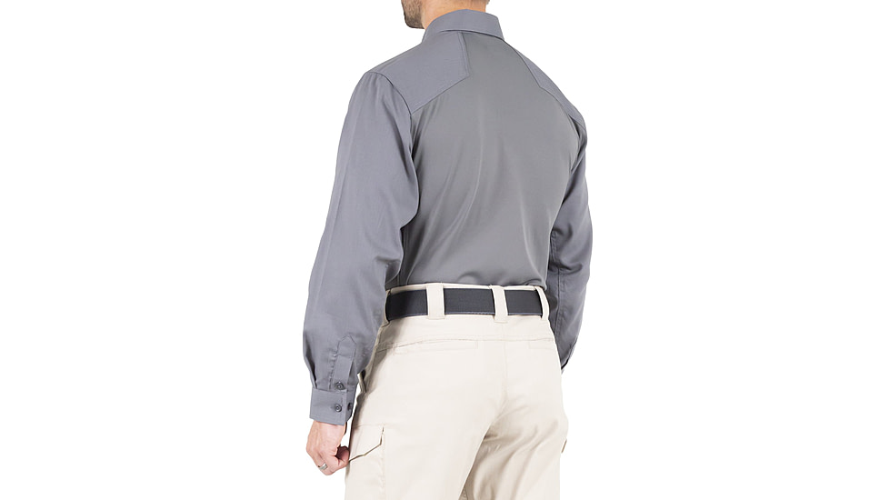 First Tactical V2 PRO Performance Shirt - Mens, Wolf Grey, Extra Large, T, 111015-036-XL-T