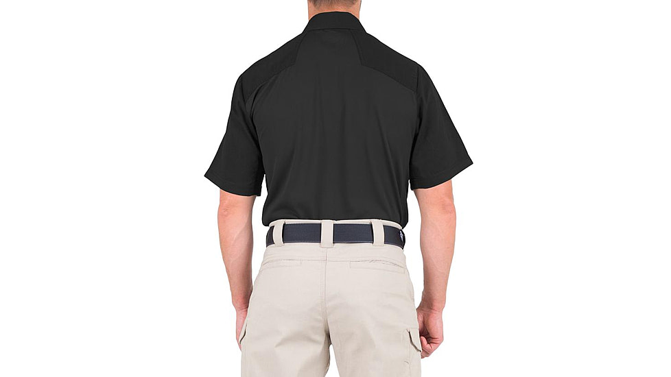 First Tactical V2 Pro Performance Short Sleeve Shirt - Mens, Black, Small, R, 112012-019-S-R
