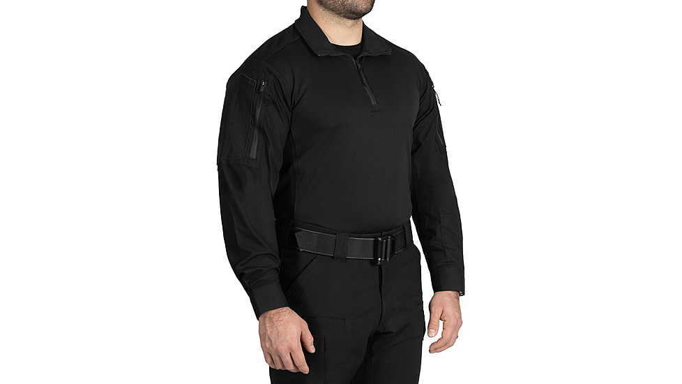 First Tactical V2 Responder Long Sleeve Shirt - Mens, Tall, Black, Large, 111031-019-L-T