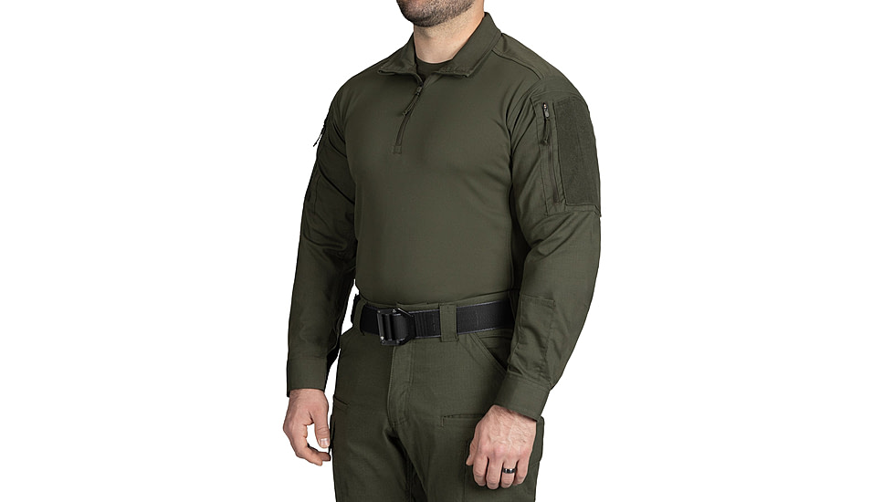 First Tactical V2 Responder Long Sleeve Shirt - Mens, Tall, OD Green, Extra Large, 111031-830-XL-T