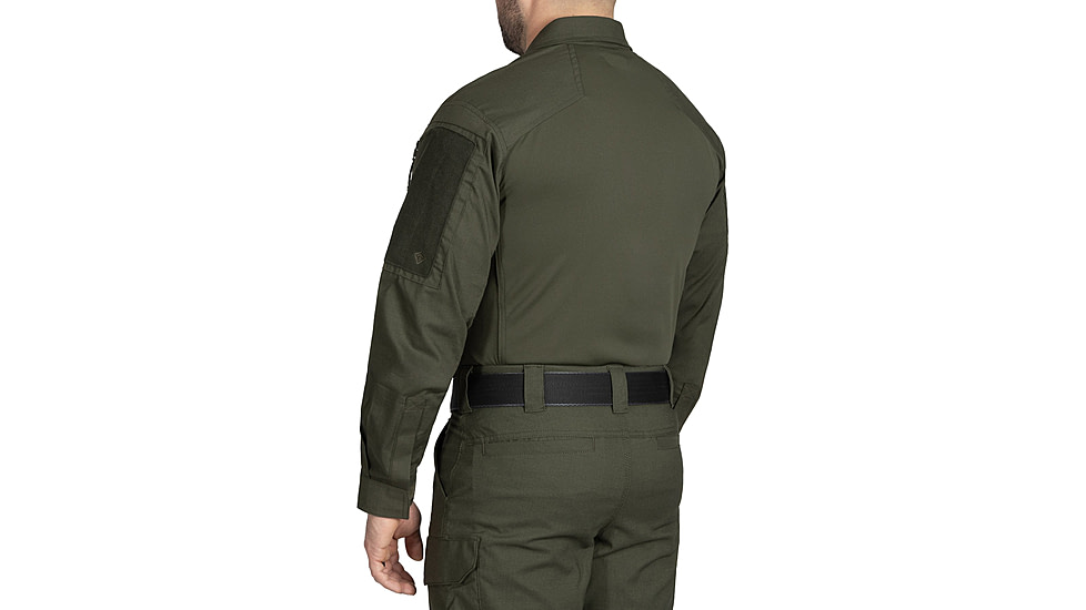 First Tactical V2 Responder Long Sleeve Shirt - Mens, Tall, OD Green, Extra Large, 111031-830-XL-T