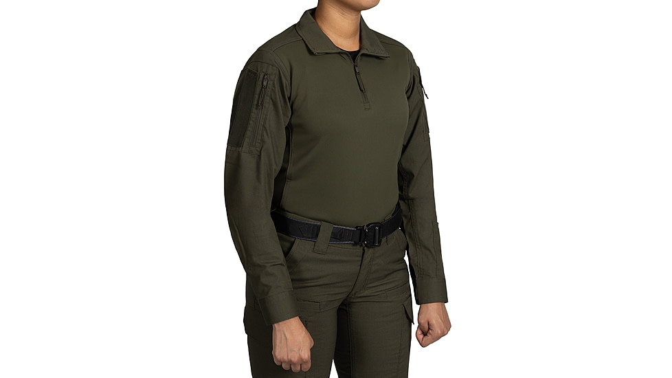 First Tactical V2 Responder Long Sleeve Shirt - Womens, Regular, OD Green, Medium, 121031-830-M-R